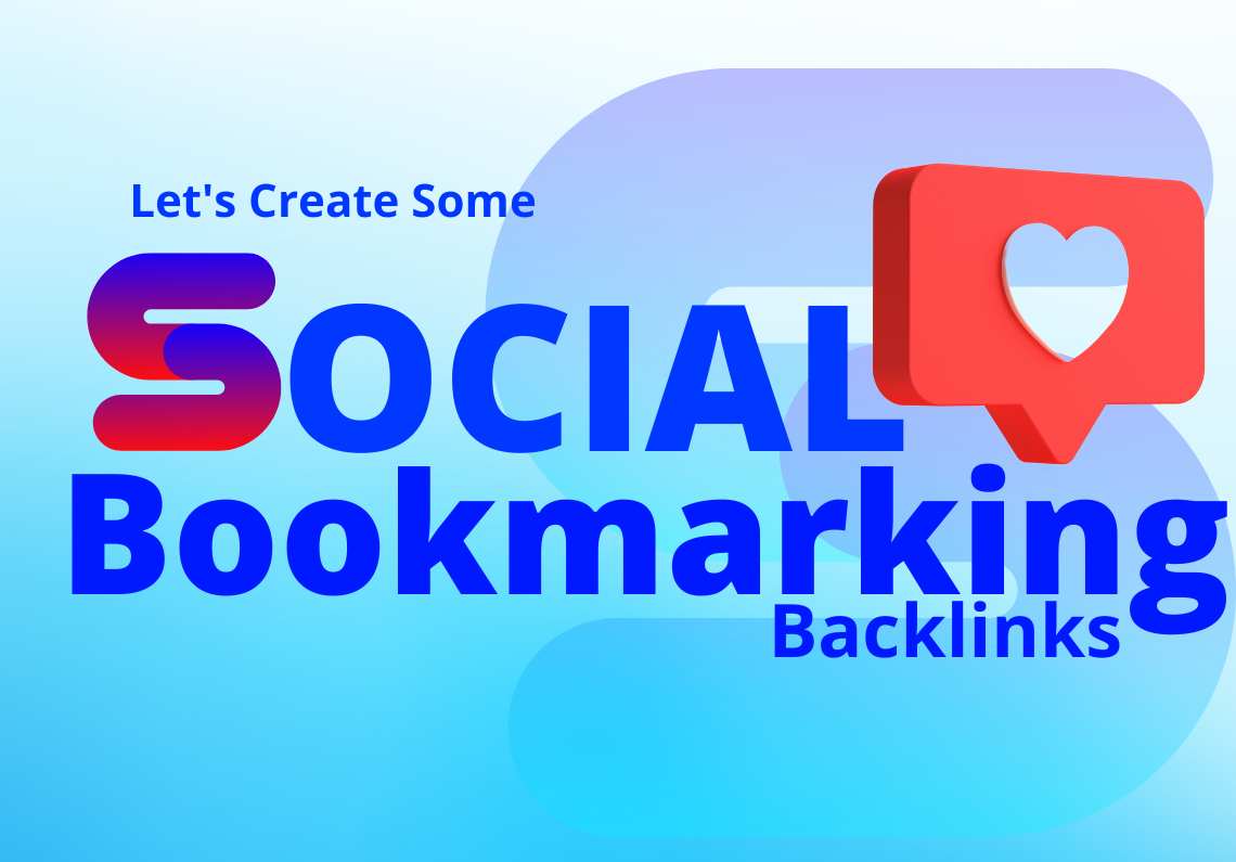 I will do 60 social bookmarking to create backlinks o...