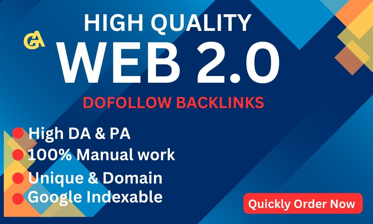 I will build 55+ High-quality web 2.0 super Blog Back...