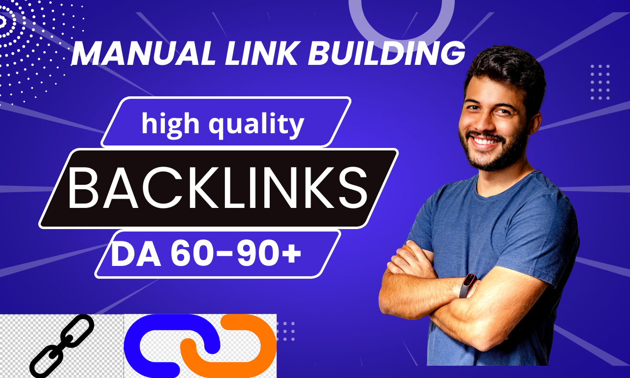 I will create manual link building or high quality ba...