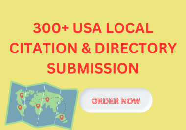 I will Do 300 USA Top White Hat Local Citation and Di...