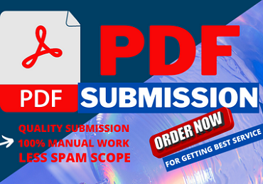 I will do 70 Pdf submission on high authority website...