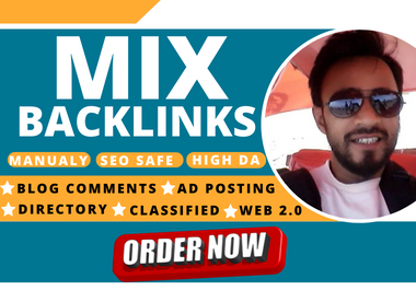 I will do 75 mix backlinks on dofollow sites for goog...