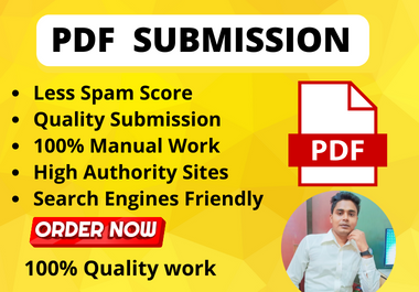 I will do 70 PDF submission on high authority pdf sub...