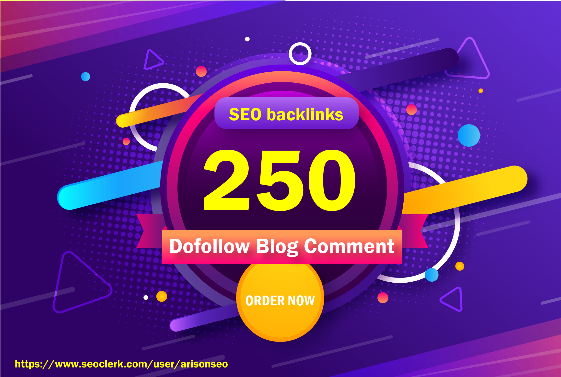 I will Provide 250 High Quality Blog Comments White h...