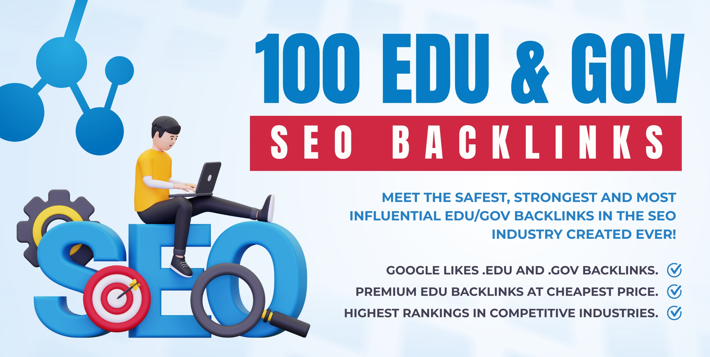 Boost SEO with 100 Manually Created Backlinks