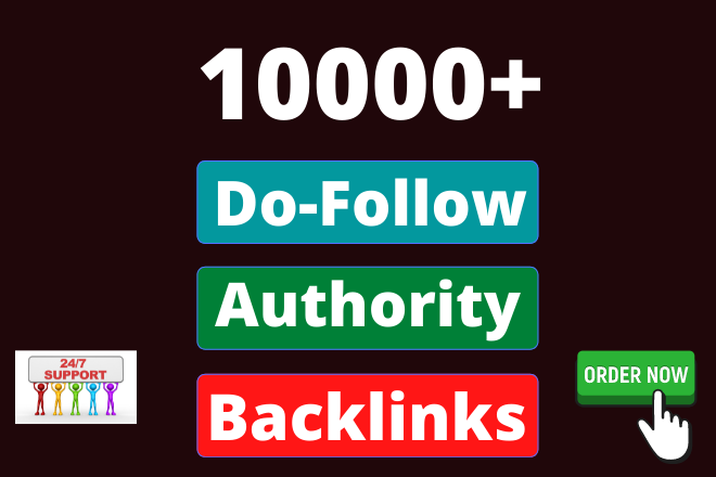 I will provide 10000+ white hat do-follow backlinks G...