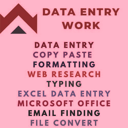 I will data entry, PDF to excel, data entry, copy ...