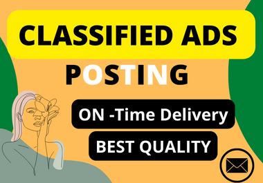 I will post classified ad on top classified ad postin...
