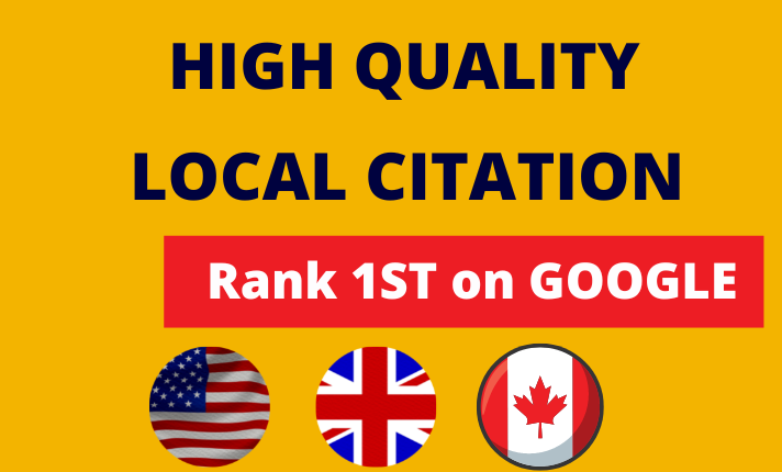 I will do 50 local citations and directory submission...