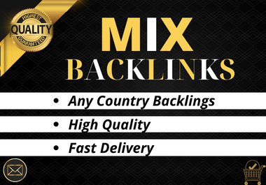 I will do 85 high authority do follow mixed SEO backl...