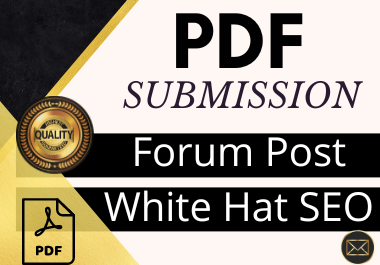 I will do 55 PDF, Docs or PTT submission on high auth...