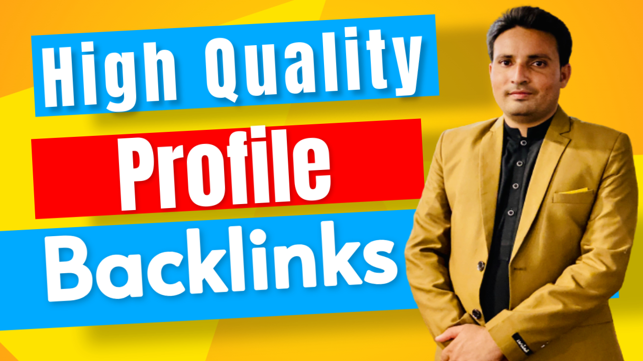 I will create 50 high authority profile creation back...