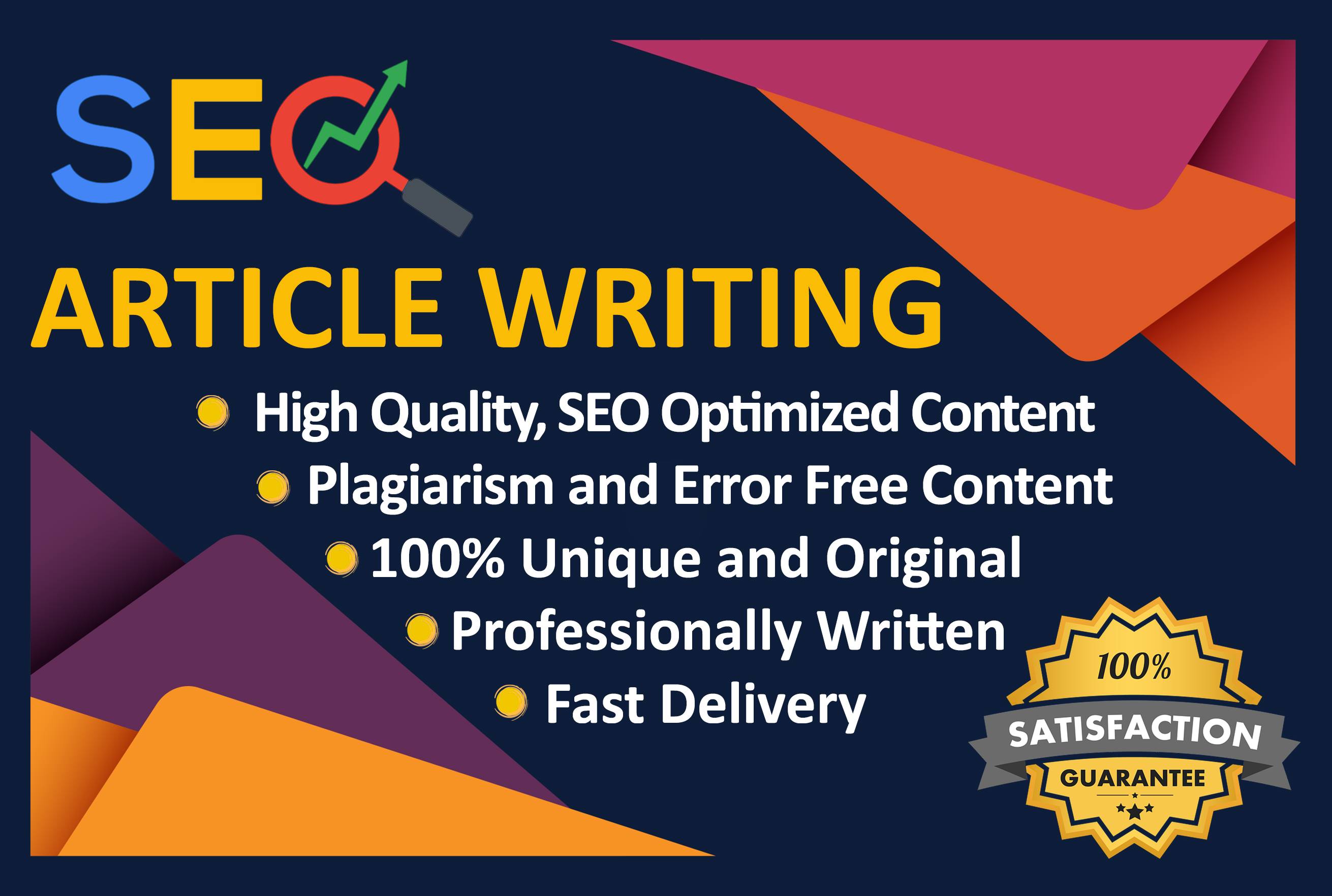 I will be your seo blog content writer, website cont...