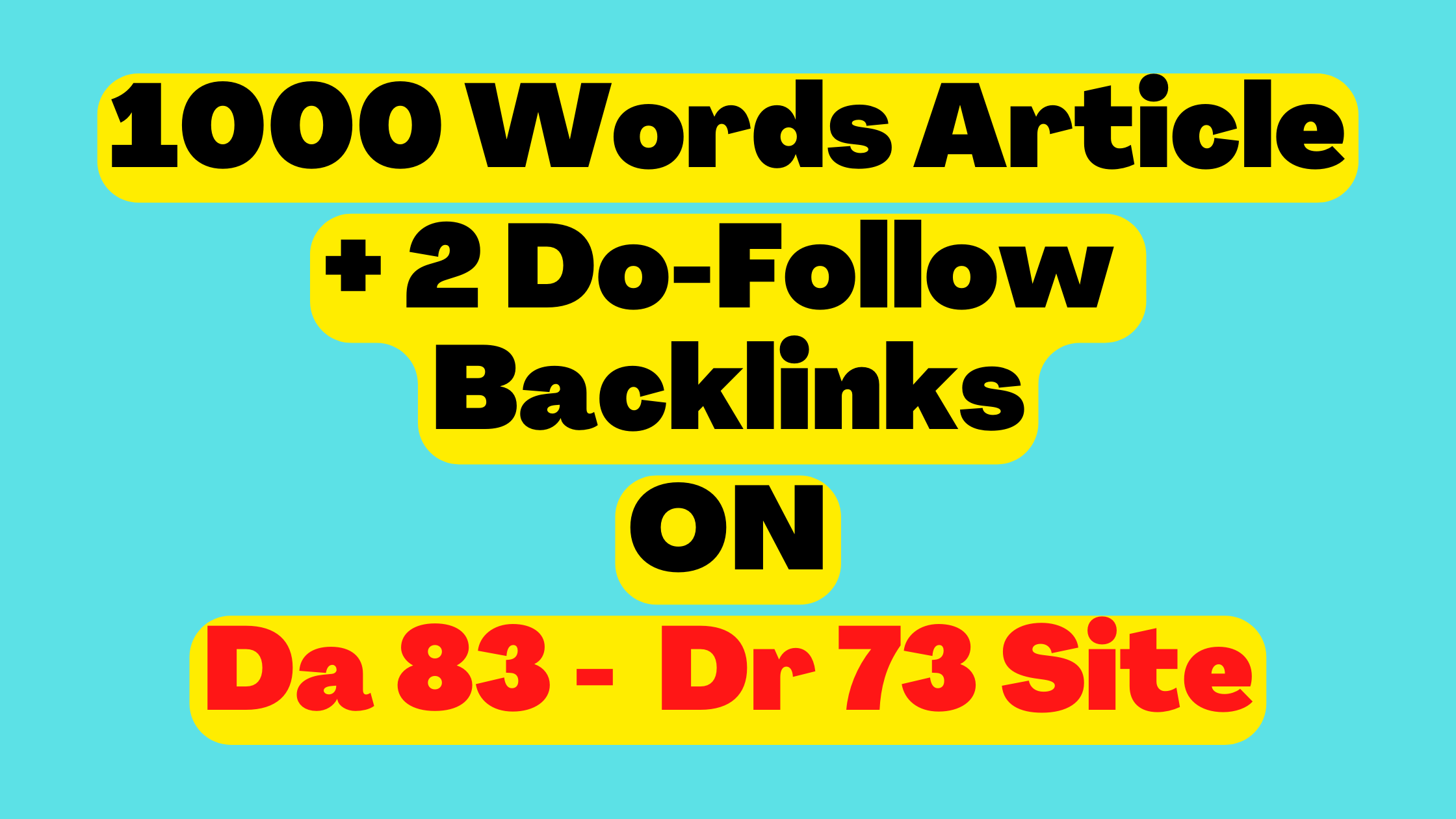 I will write 1000 words article & guest post on D...