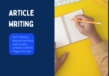 I will write 3500 seo-optimized words blog post/artic...