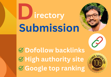 I will provide 50 directory submission through high a...