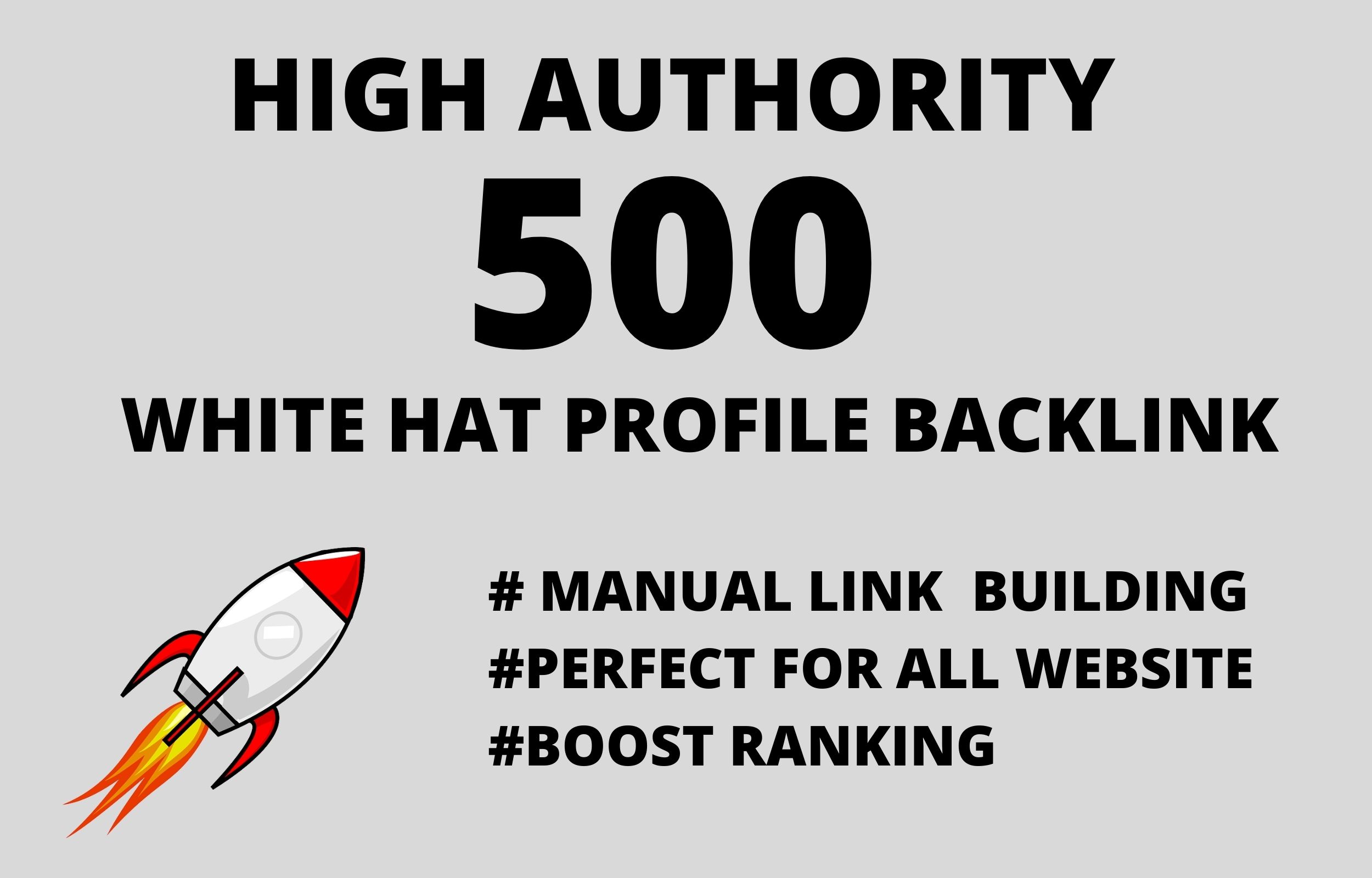 I will create 500 high authority social profiles for ...