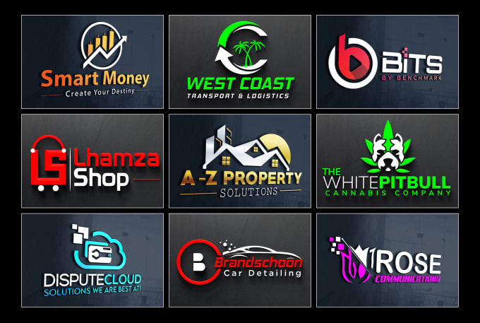 I will do unique and modern business website logo des...