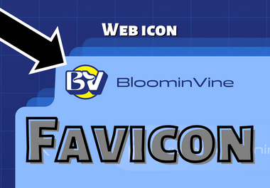 I will design your custom and creative favicon in jus...