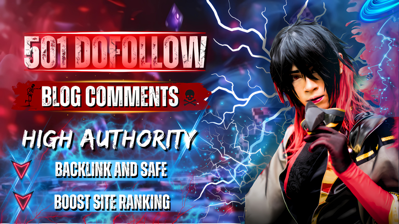 I will do 501 blog Dofollow Comments Domains High Qua...