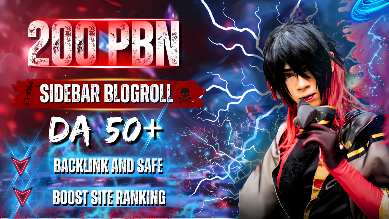 i will Get 200 PBN Sidebar Blogroll DA 50+ Dofollow W...