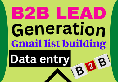 I will do 100 B2B lead generation, LinkedIn lead, a...