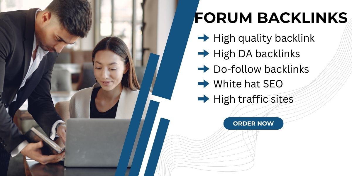 I will provide you high quality 5 forum backlinks and...