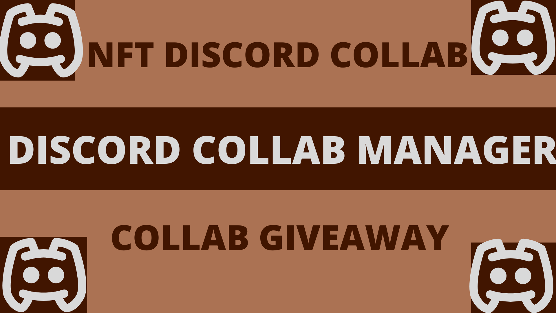 I will do discord collab manager, collab giveaway ma...
