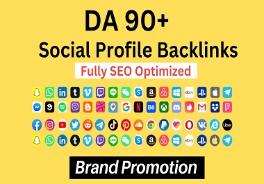 I will do 100 profile backlinks with SEO high quality...