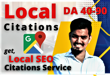 I will do top 40 live local seo citations and busines...