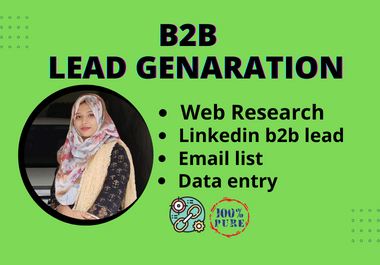 I will provide 60 lead generation in high authority s...