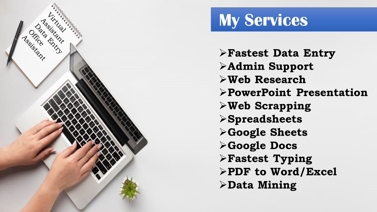 I will do fast data entry, pdf conversion, inpage w...