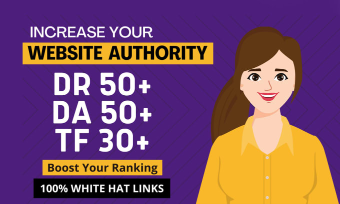 I will increase domain rating, domain authority, tr...