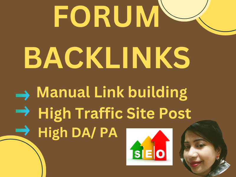 I will provide 60 forum backlinks through high author...