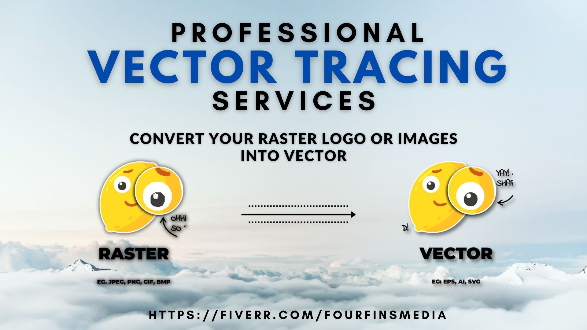 I will convert your raster logo or images into vector...