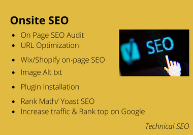 I will fix On-page SEO by using rank math for the Wor...