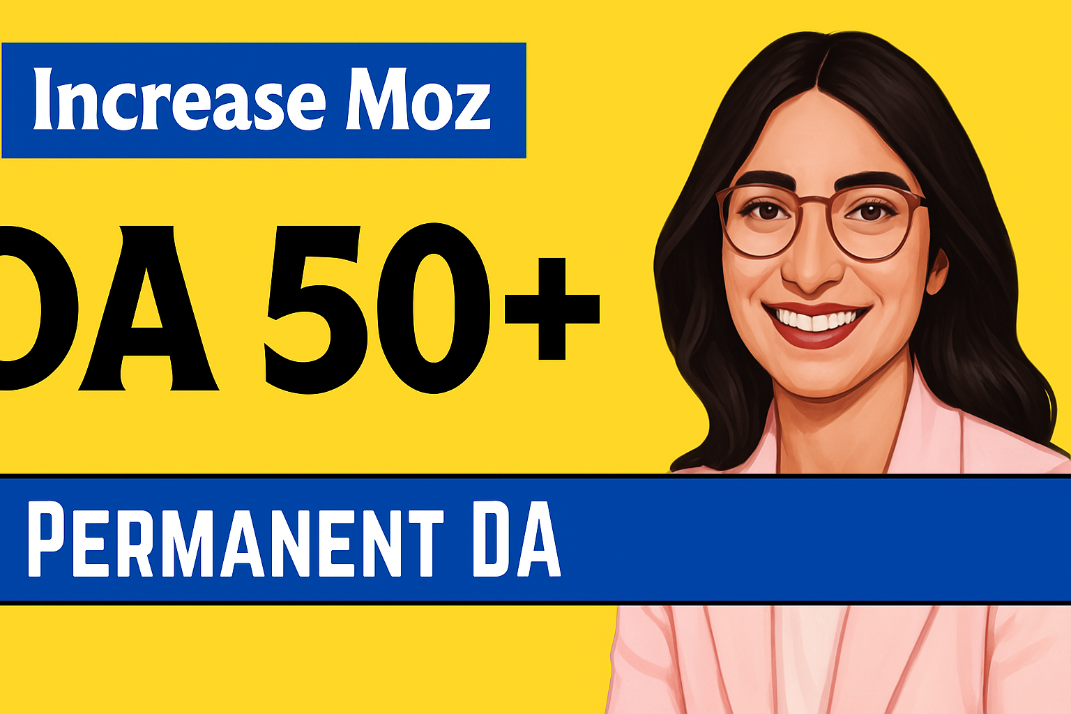 Increase MOZ DA 40+, 50 DA Not possible Currently wi...