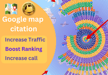 I will provide 1000 google map citation for increase ...
