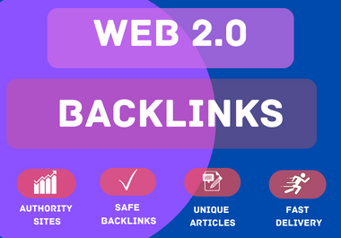 I will build 70 web 2 0 backlink through high authori...
