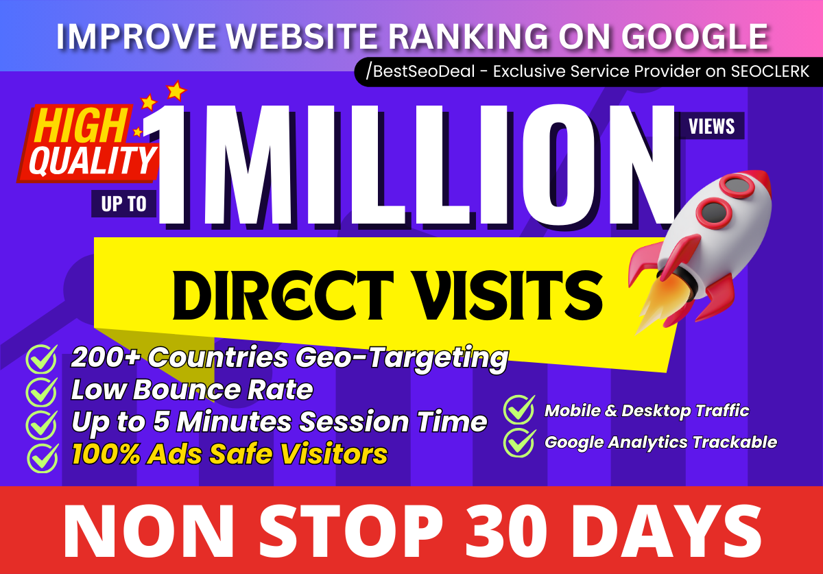 Skyrocket Google Rankings with Up to 1Million Geo-Tar...