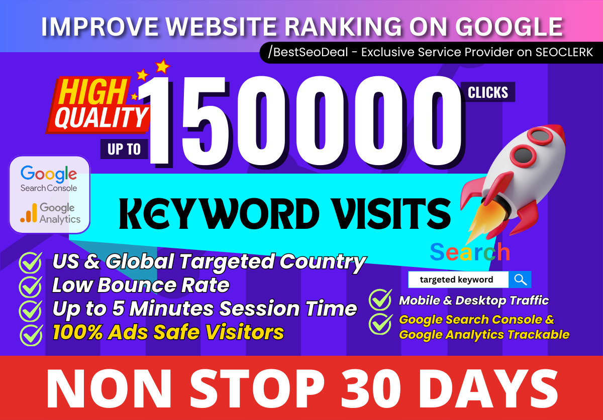 Boost Your SEO with 150K+ Super Premium Organic Targe...