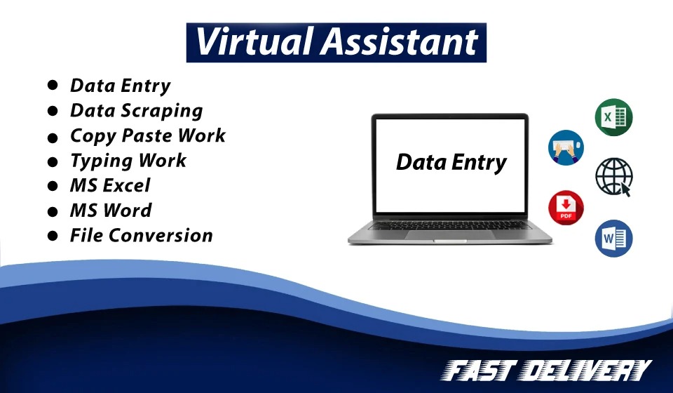 I will be your virtual assistant for all your data en...
