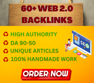 I'll create 80 web 2.0 SEO backlinks that are context...
