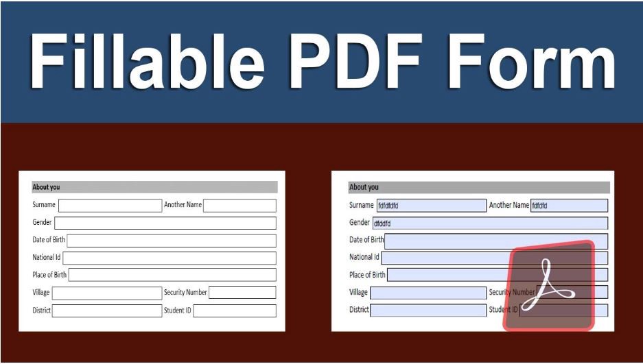 I will design fillable pdf or convert any document to...
