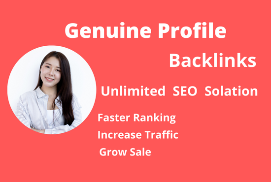 I will create 20 SEO profile backlinks, link buildin...