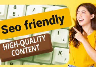 I will write SEO Optimized unique articles and blog p...