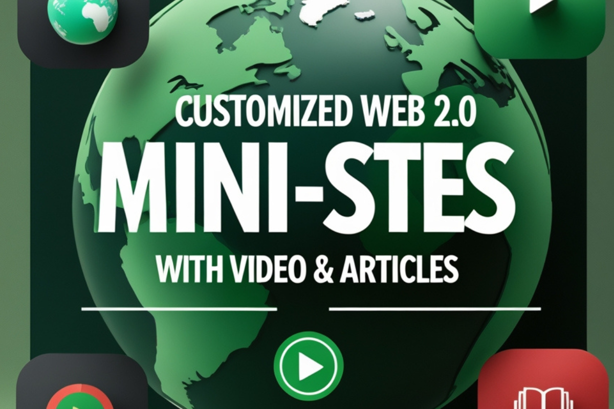 15 Brand WEB2.0 Mini-sites With Content & clip Bo...