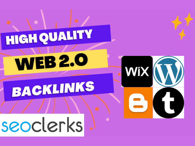 I will provide fully optimized web 2 0 blogs post bac...