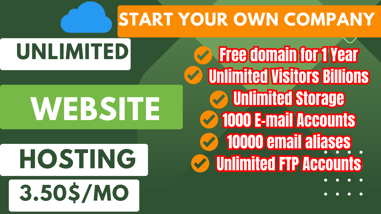 Cheapest Website Hosting Service with Free Domain
