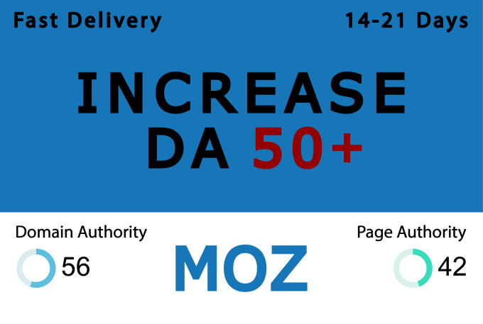 I can increase your sites Domain Authority from 0 to ...